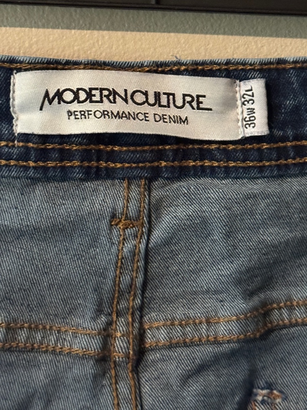 Modern Culture Men’s Blue Performance Denim Jeans